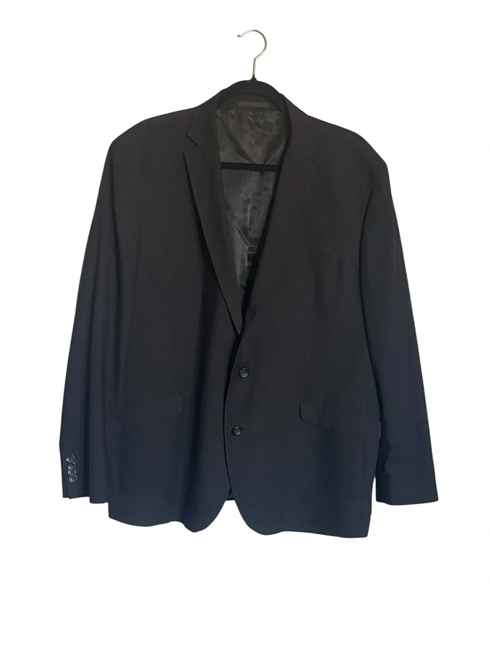 Kenneth Cole Reaction Black Two-Button Sport Coat